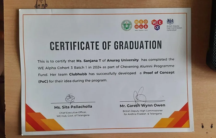 Certificate of graduation